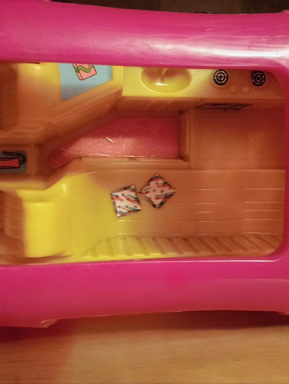 Vintage Barbie Mini Camper Van / | Retro Pink Camper |